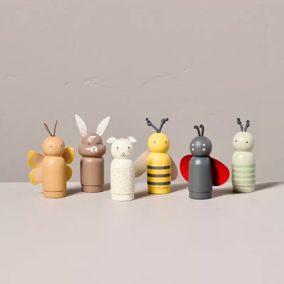 TARGET HEARTH & HAND WITH MAGNOLIA TOY SPRING PEG PALS ANIMAL SET 1CT - Picture 2 of 4